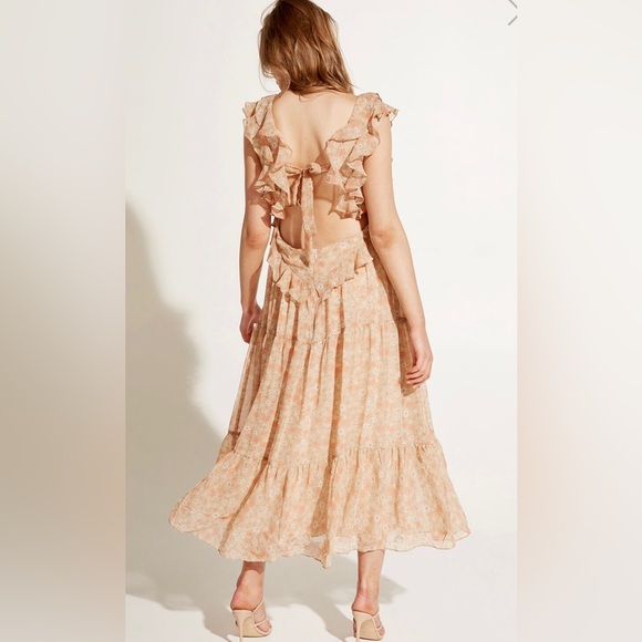 Bardot Dresses Bardot Simona Floral Open Back Dress Poshmark